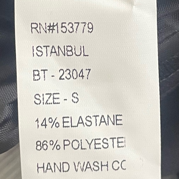 Balboa Black Long Sleeve Crop Tailored Jacket with  Criss-Cross Cutout T… - Picture 4 of 5